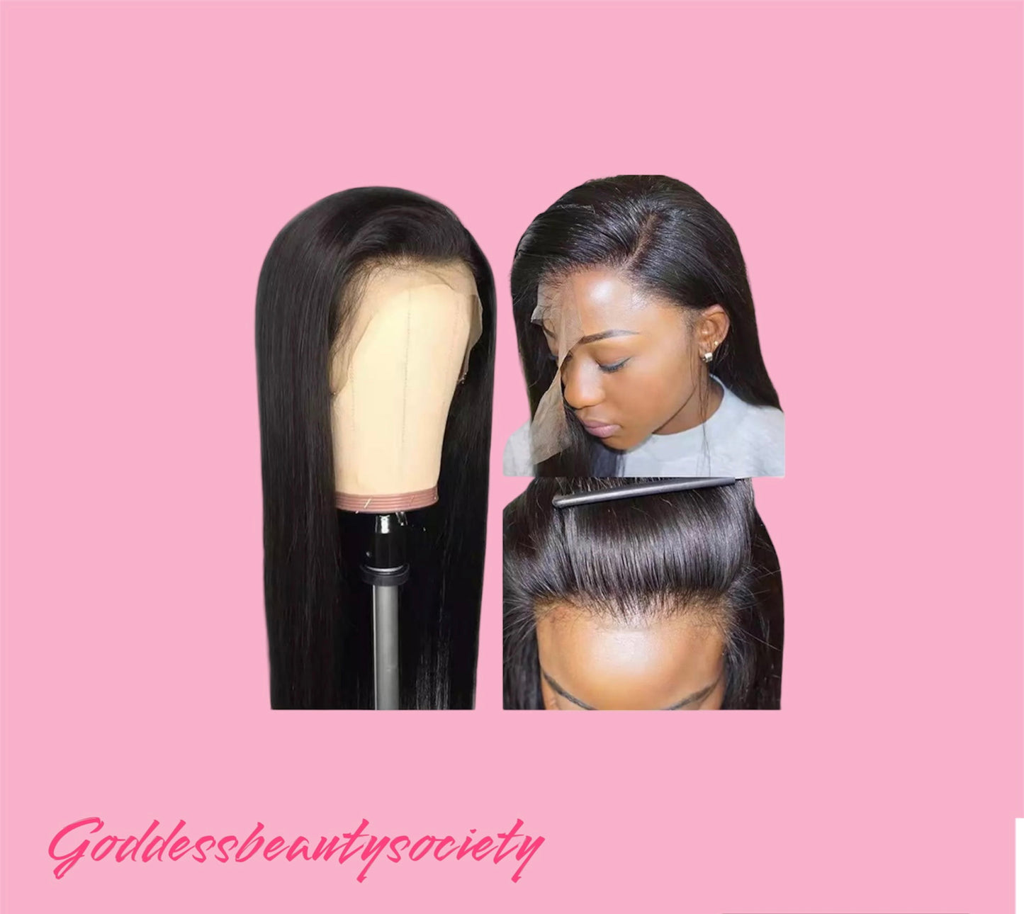 G.B.SLLC 13X4 HD Lace Straight Wig