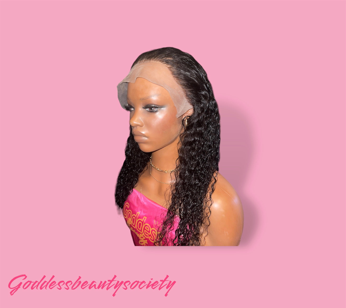 G.B.SLLC 13x4 Transparent Lace 22” Deepwave Wig “COCO” ( Customized) Pre-plucked Pre-bleached