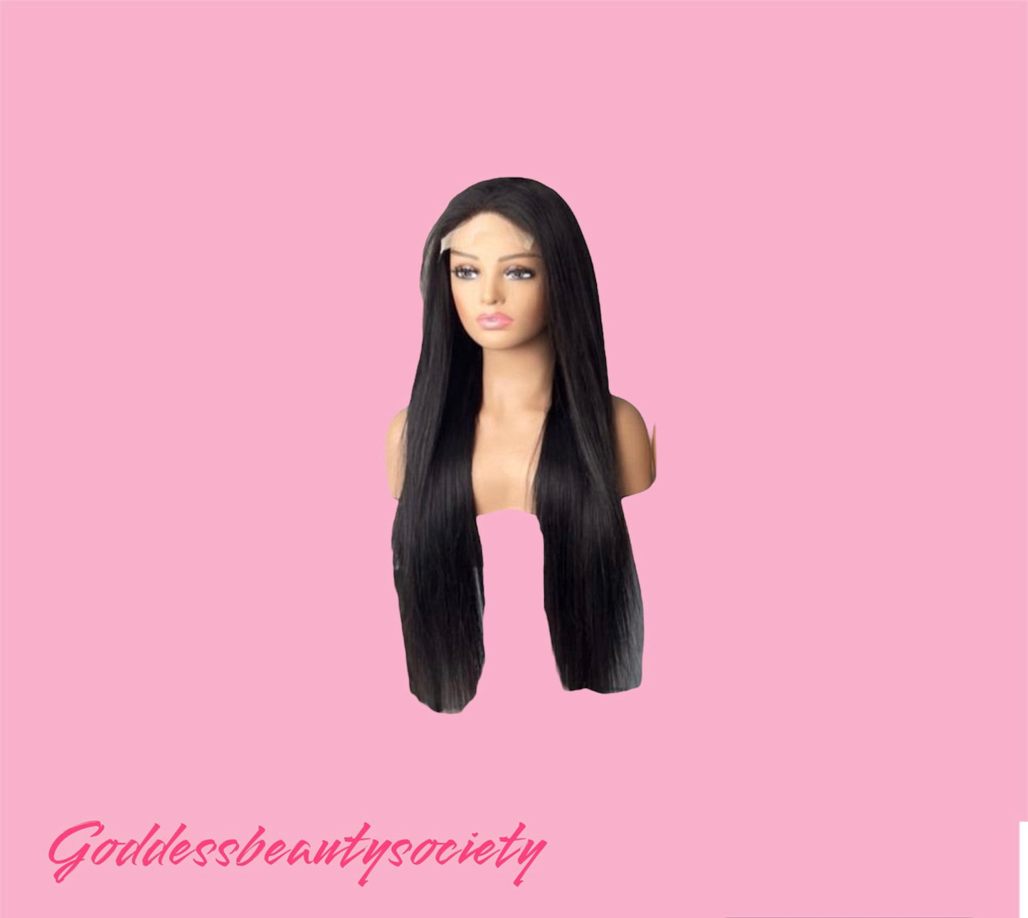 G.B.SLLC 4X4 Transparent Lace Straight Wig