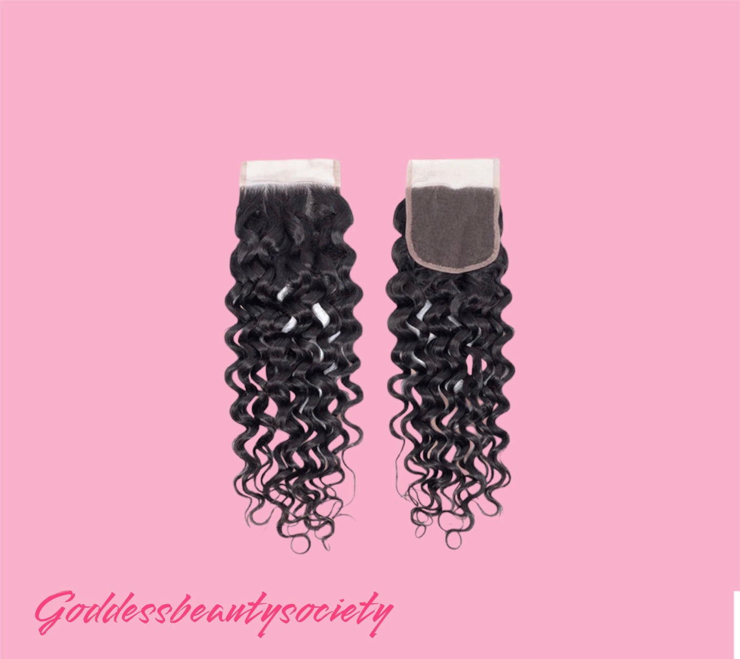 G.B.SLLC 4x4 Transparent DeepWave Lace Closure