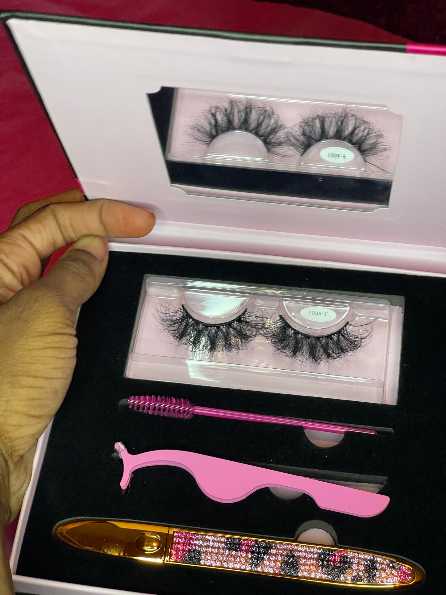 G.B.SLLC MINK EYELASHES SET